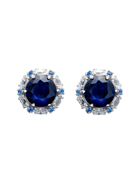 ARETES DIANA AZUL